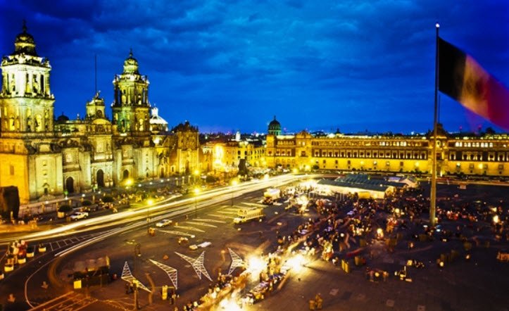 Zócalo (Plaza de la Constitución), Mexico City, Mexico